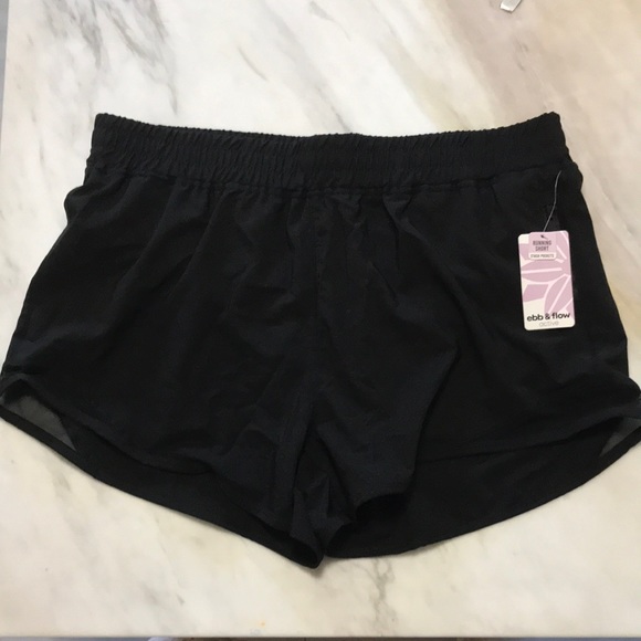 ebb & flow Pants - NWT Ebb & flow running shorts black size XL